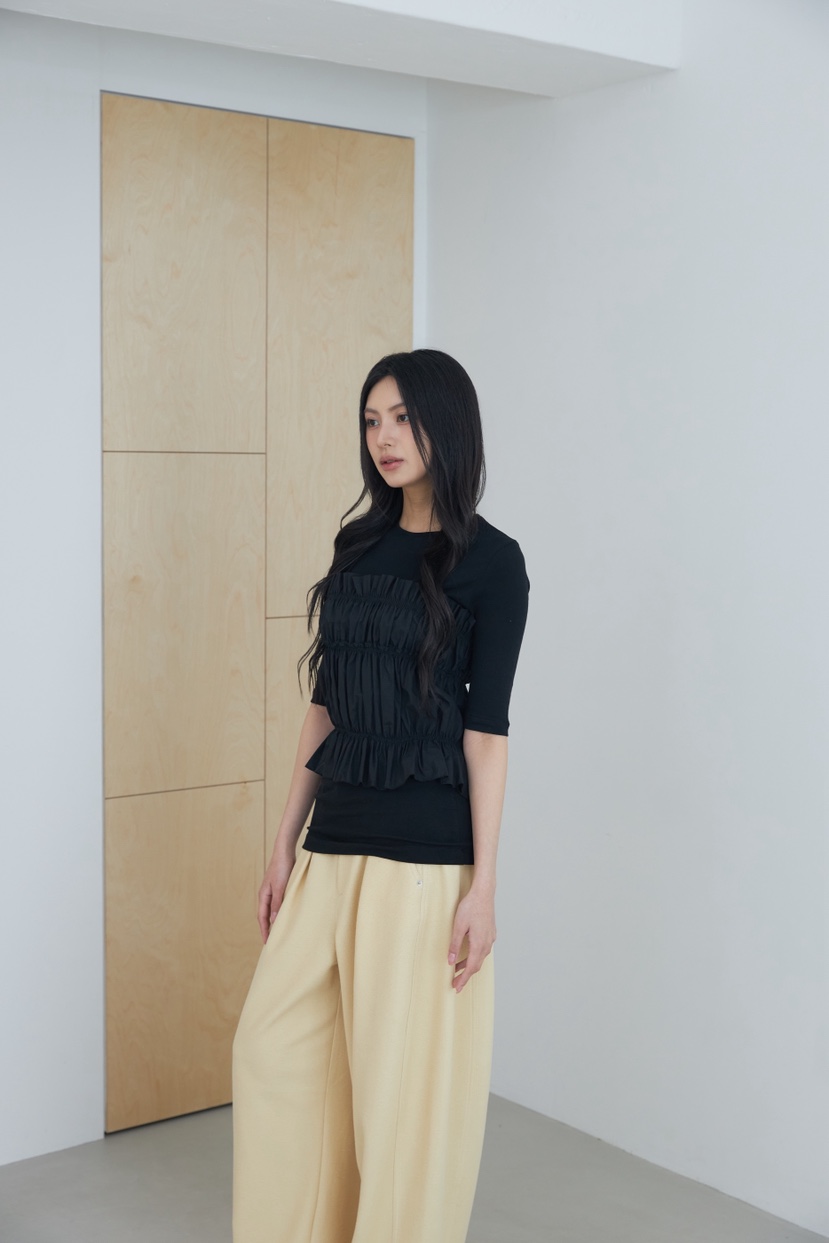 LE-PPL韓國代購女裝新品26春夏時尚職業推薦休閑T恤套裝LE-PPLT恤