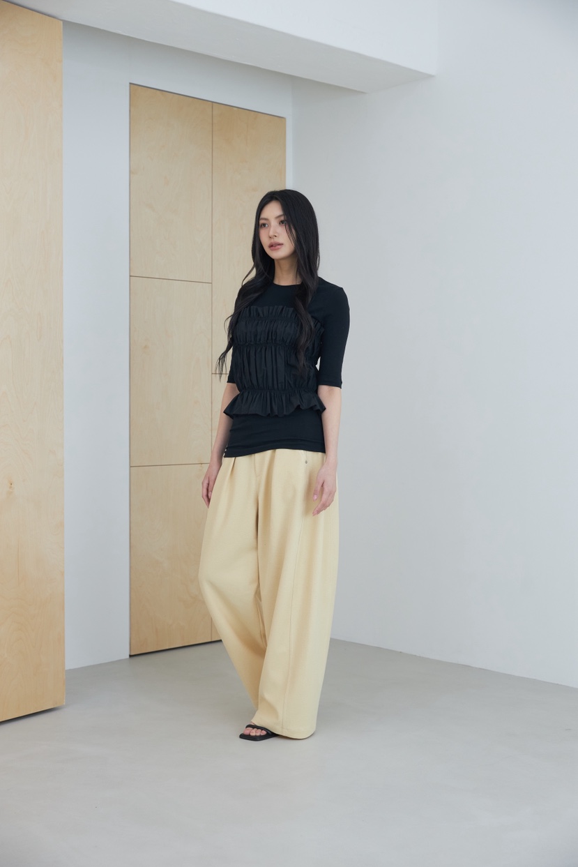 LE-PPL韓國代購女裝新品26春夏時尚職業推薦休閑T恤套裝LE-PPLT恤