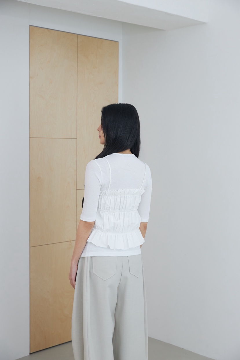 LE-PPL韓國代購女裝新品26春夏時尚職業推薦休閑T恤套裝LE-PPLT恤