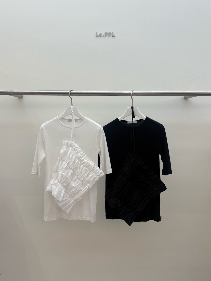 LE-PPL韓國代購女裝新品26春夏時尚職業推薦休閑T恤套裝LE-PPLT恤