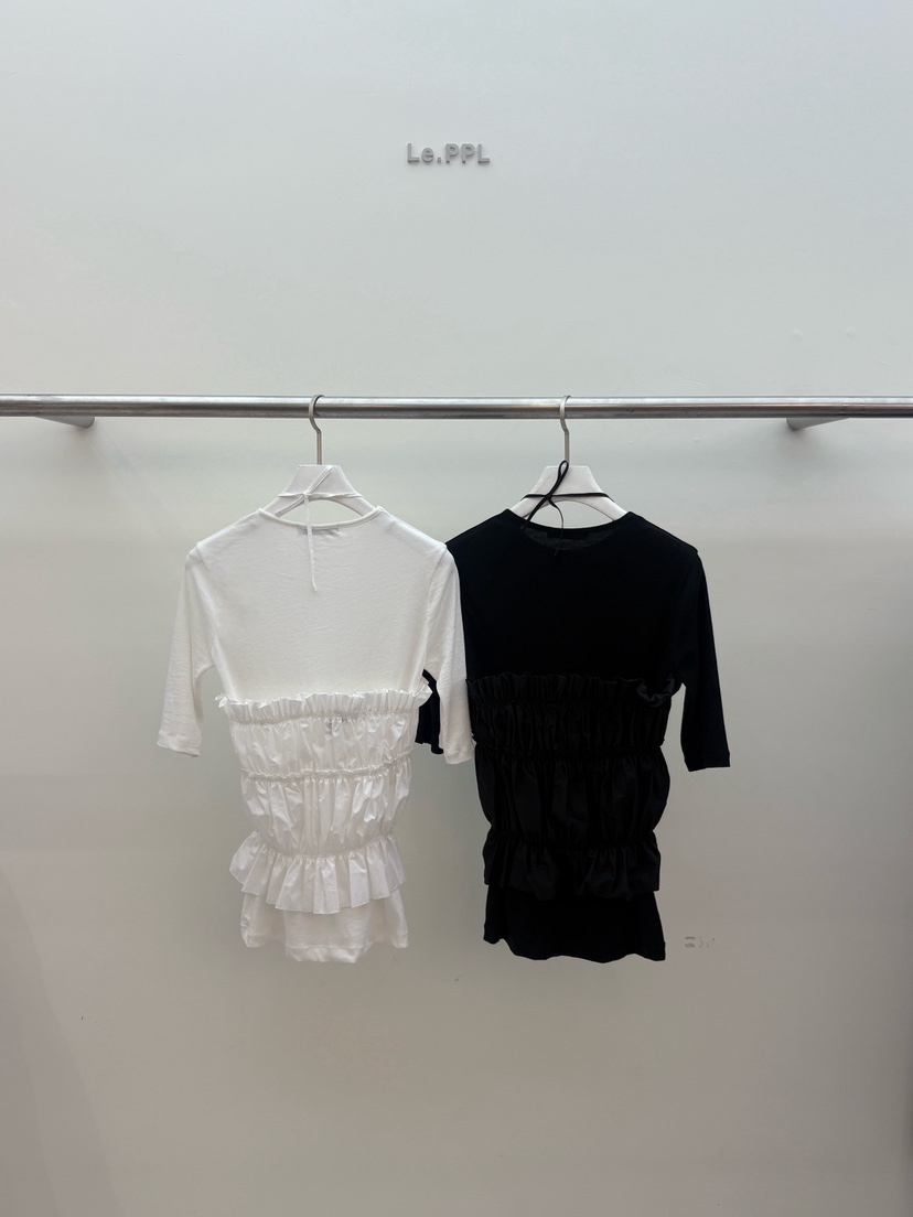LE-PPL韓國代購女裝新品26春夏時尚職業推薦休閑T恤套裝LE-PPLT恤
