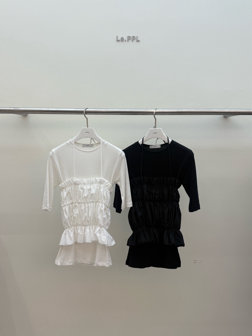 LE-PPL韓國代購女裝新品26春夏時尚職業推薦休閑T恤套裝LE-PPLT恤