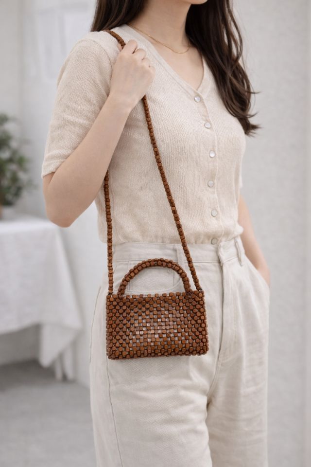 TROUVAILLE韓國直郵實拍女裝新款休閑時尚熱賣單肩斜跨包TROUVAILLE單肩/斜跨包