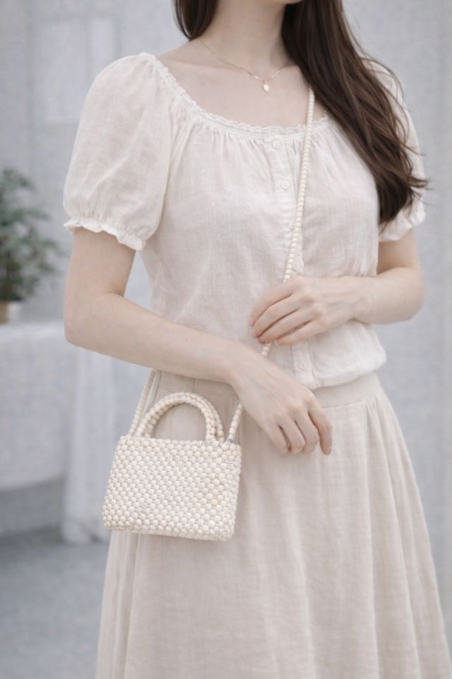 TROUVAILLE韓國直郵實拍女裝新款休閑時尚熱賣單肩斜跨包TROUVAILLE單肩/斜跨包