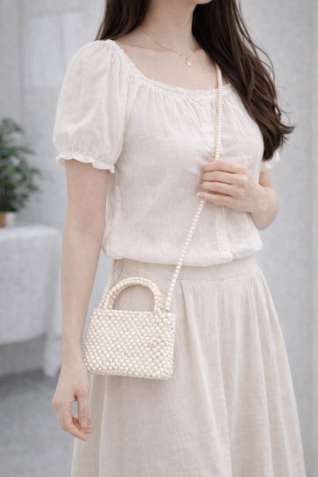 TROUVAILLE韓國直郵實拍女裝新款休閑時尚熱賣單肩斜跨包TROUVAILLE單肩/斜跨包