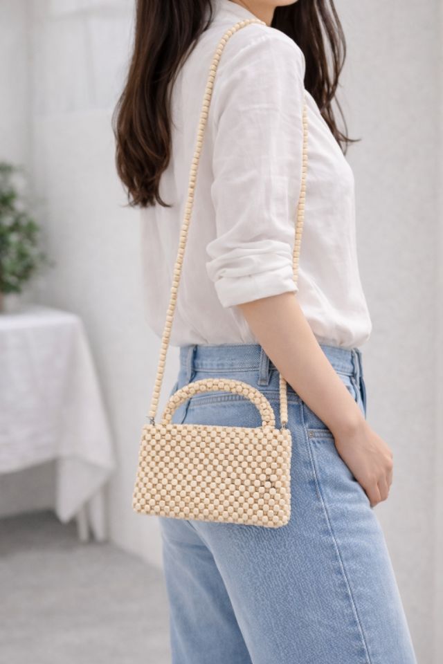 TROUVAILLE韓國直郵實拍女裝新款休閑時尚熱賣單肩斜跨包TROUVAILLE單肩/斜跨包圖色2