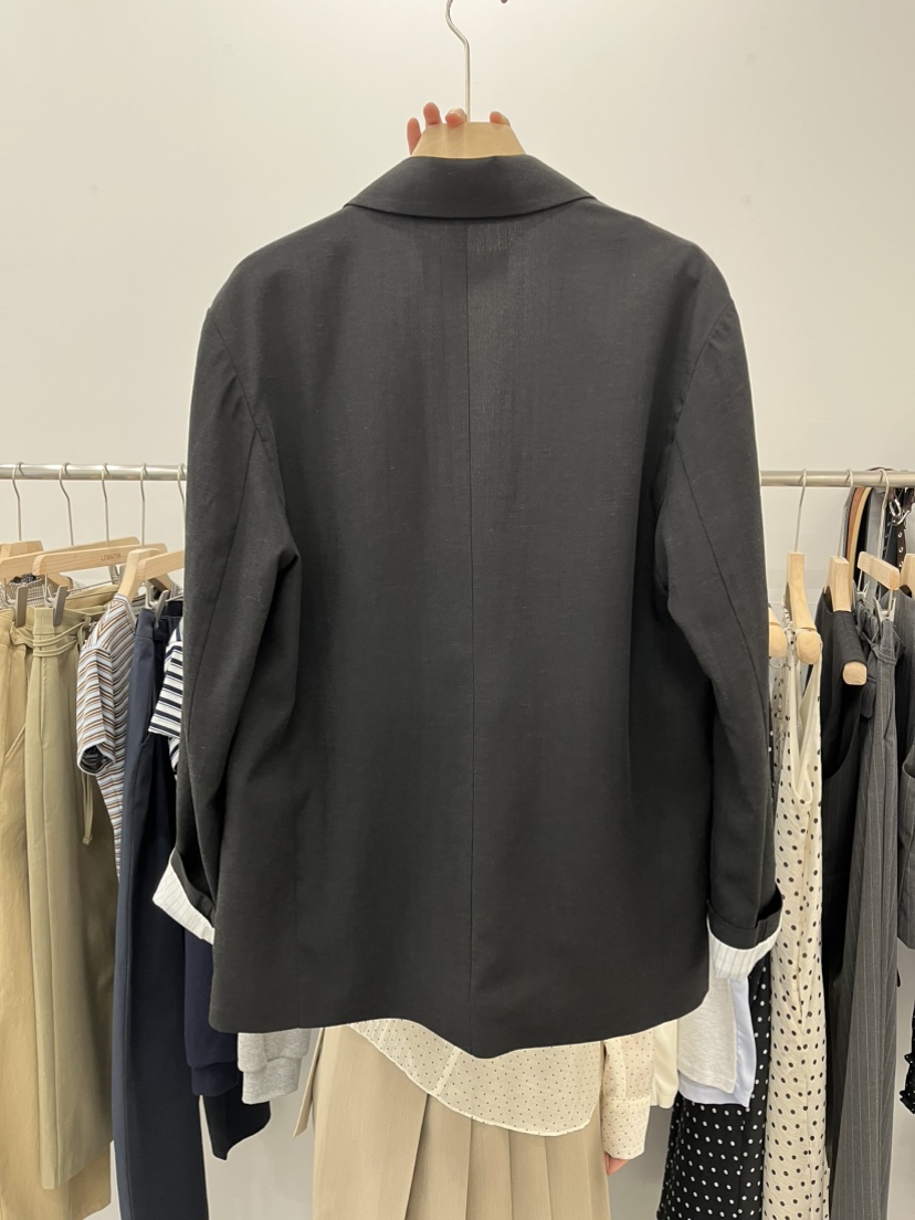 LEMATIN韓國代購女裝新款休閑熱賣職業推薦夾克不含內搭亞麻LEMATIN夾克