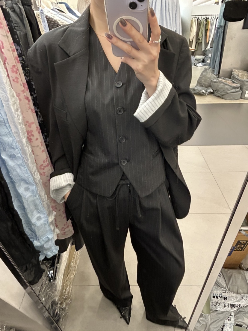 LEMATIN韓國代購女裝新款休閑熱賣職業推薦夾克不含內搭亞麻LEMATIN夾克