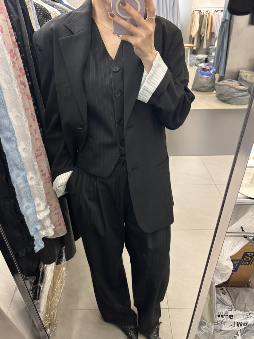 LEMATIN韓國代購女裝新款休閑熱賣職業推薦夾克不含內搭亞麻LEMATIN夾克