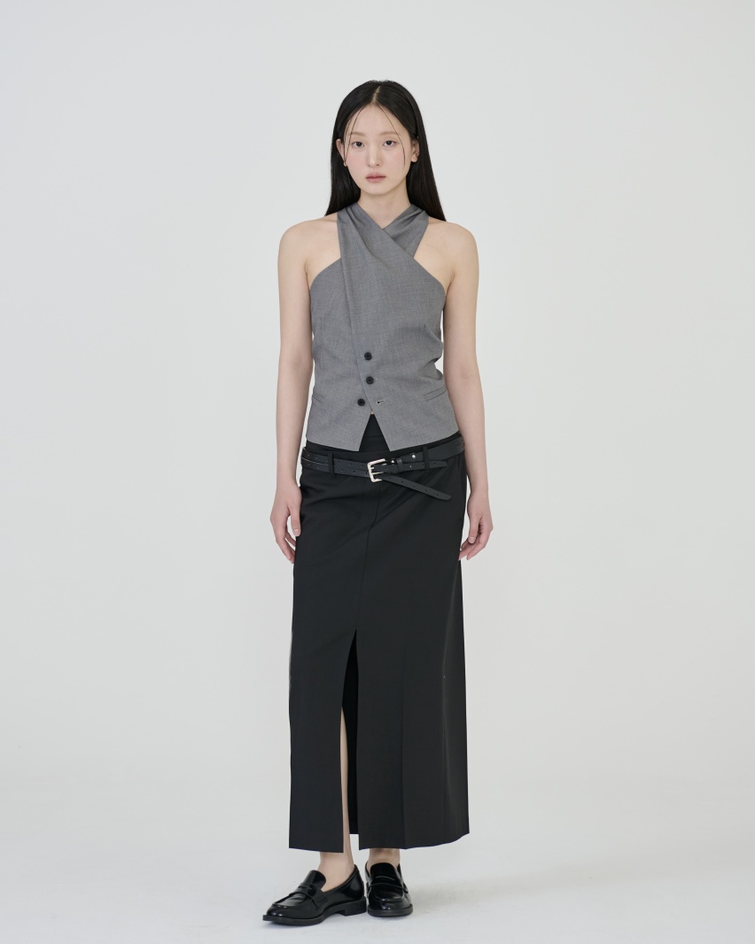 STAGE韓國東大門代購女裝新款推薦26春夏時尚熱賣休閑長裙STAGE長裙