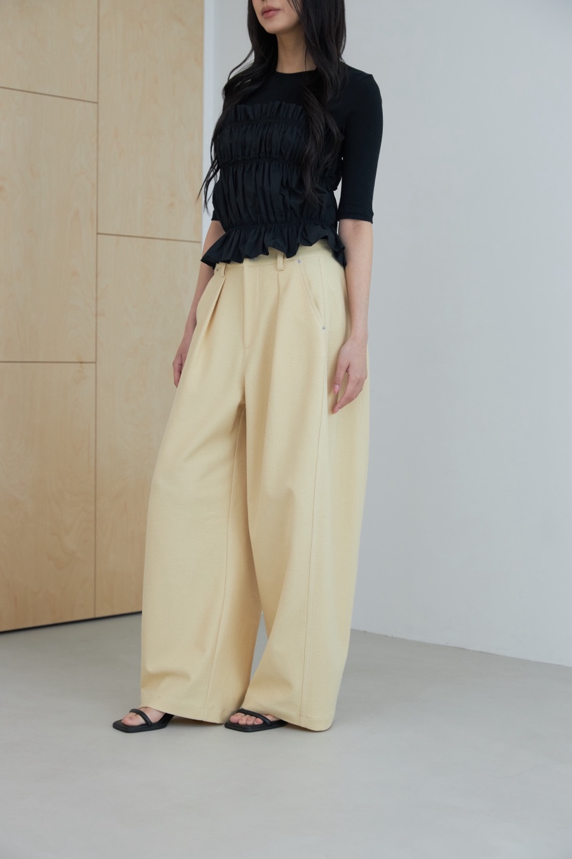 LE-PPL韓國代購女裝新款休閑人氣時尚熱賣職業26春夏休閑褲LE-PPL休閑褲