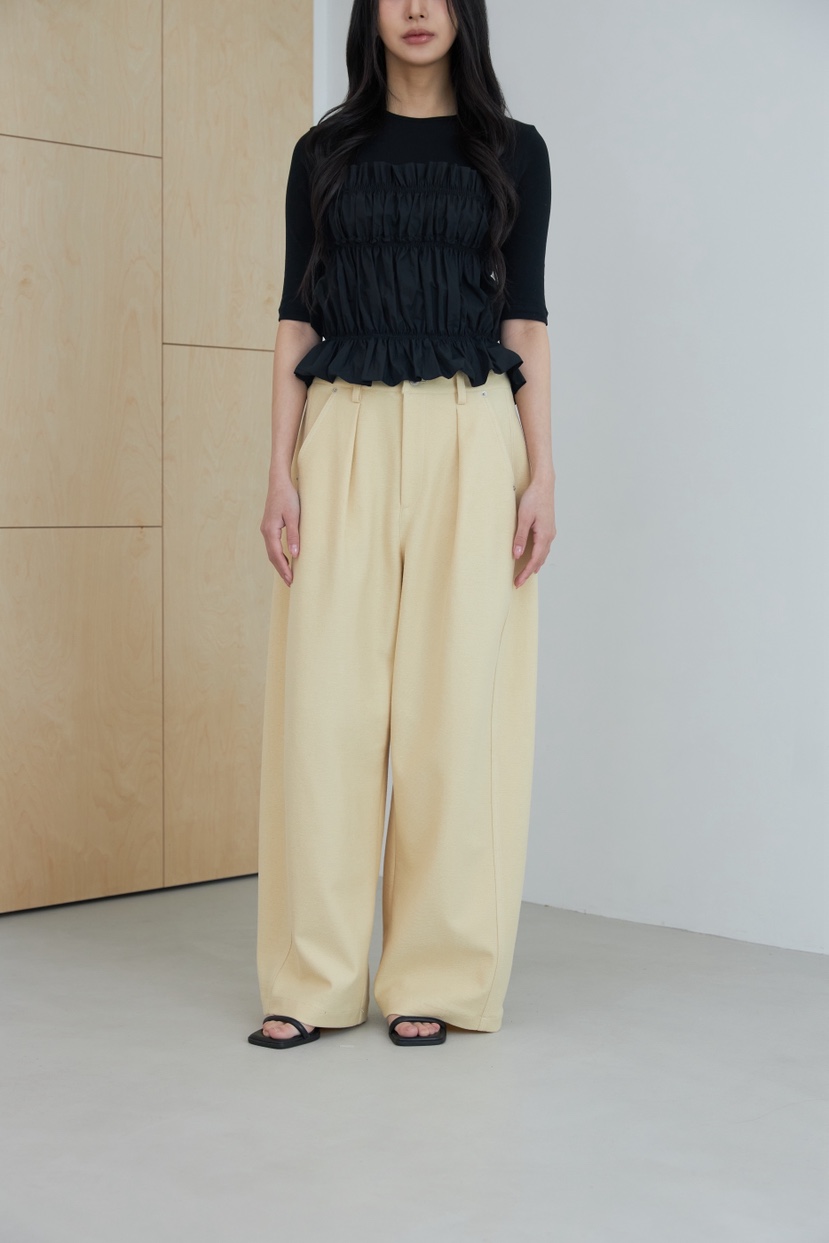 LE-PPL韓國代購女裝新款休閑人氣時尚熱賣職業26春夏休閑褲LE-PPL休閑褲