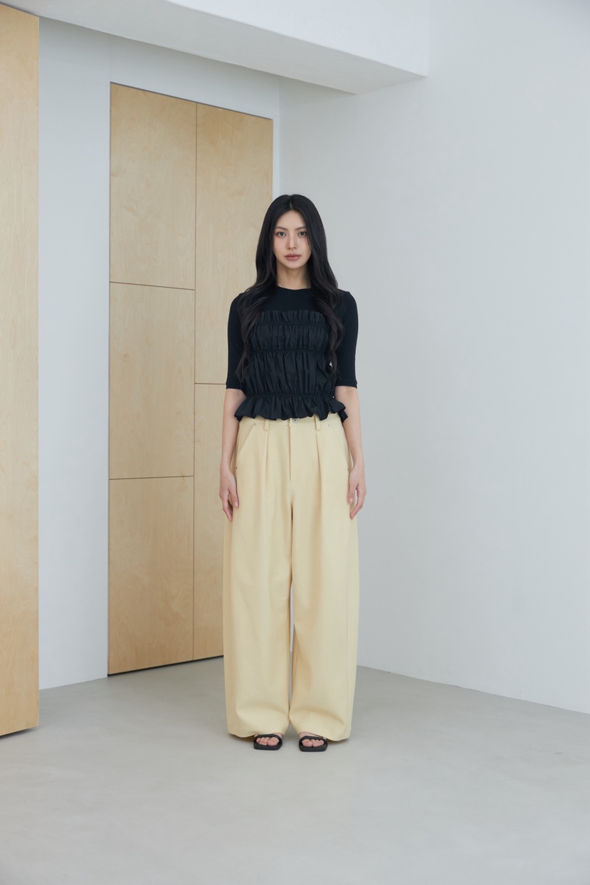 LE-PPL韓國代購女裝新款休閑人氣時尚熱賣職業26春夏休閑褲LE-PPL休閑褲