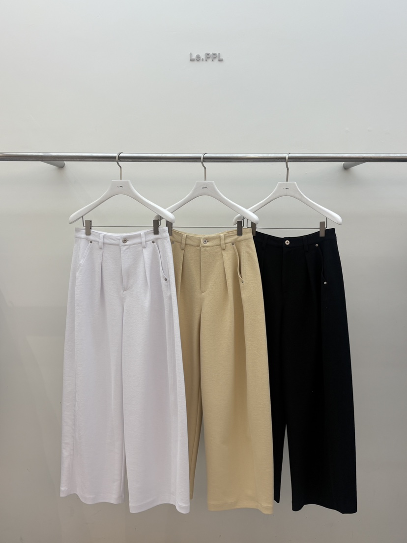 LE-PPL韓國代購女裝新款休閑人氣時尚熱賣職業26春夏休閑褲LE-PPL休閑褲