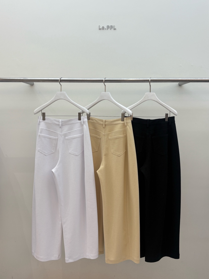 LE-PPL韓國代購女裝新款休閑人氣時尚熱賣職業26春夏休閑褲LE-PPL休閑褲