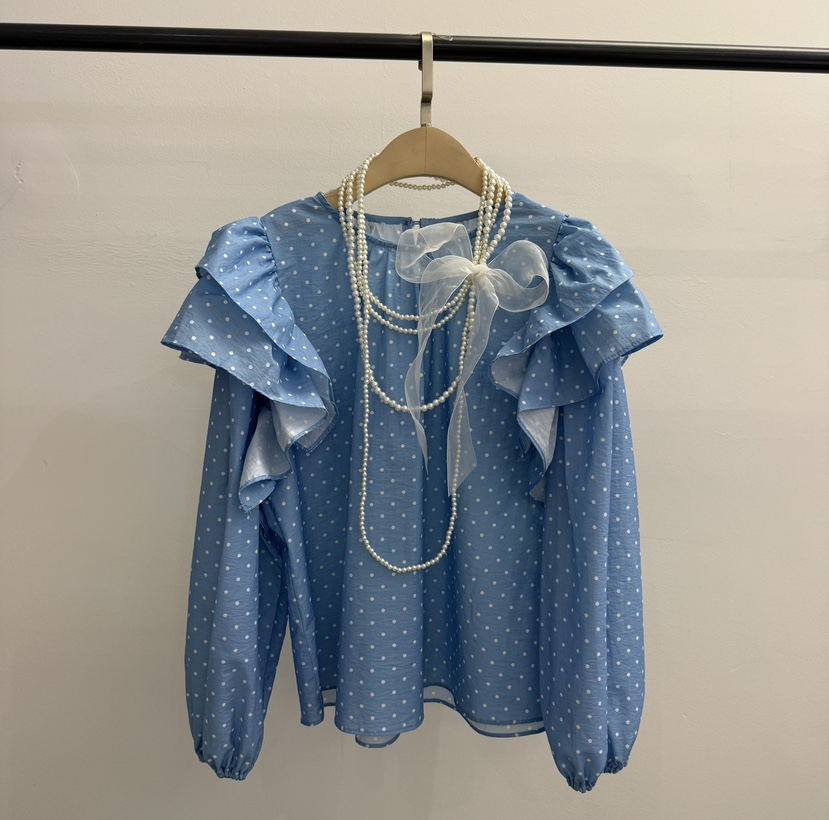 JENNY 1976韓國東大門直郵女士新品26春夏襯衫蕾絲衫不含項鏈JENNY 1976襯衫/蕾絲衫圖色2