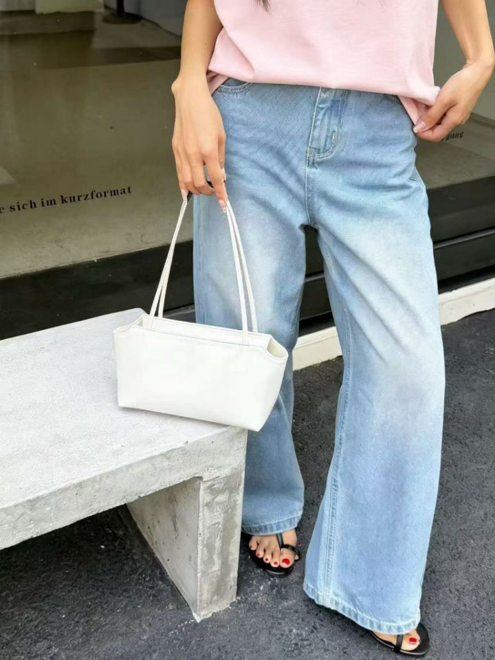 TROUVAILLE韓國代購女裝新品時尚26春夏熱賣單肩斜跨包羊皮TROUVAILLE單肩/斜跨包