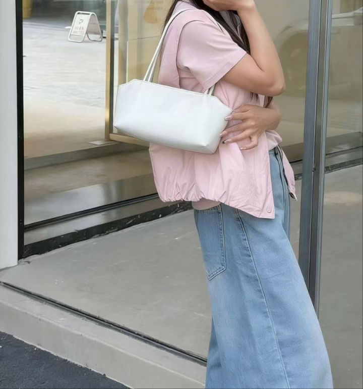 TROUVAILLE韓國代購女裝新品時尚26春夏熱賣單肩斜跨包羊皮TROUVAILLE單肩/斜跨包