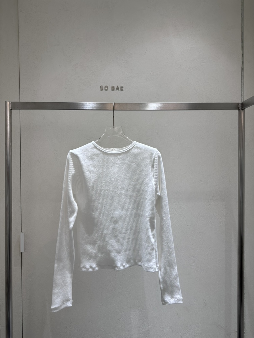 SO BAE韓國直郵實拍女裝新款職業熱賣休閑時尚26春夏長袖T恤SO BAE長袖T恤圖色1