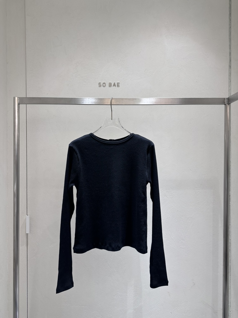 SO BAE韓國直郵實拍女裝新款職業熱賣休閑時尚26春夏長袖T恤SO BAE長袖T恤圖色4