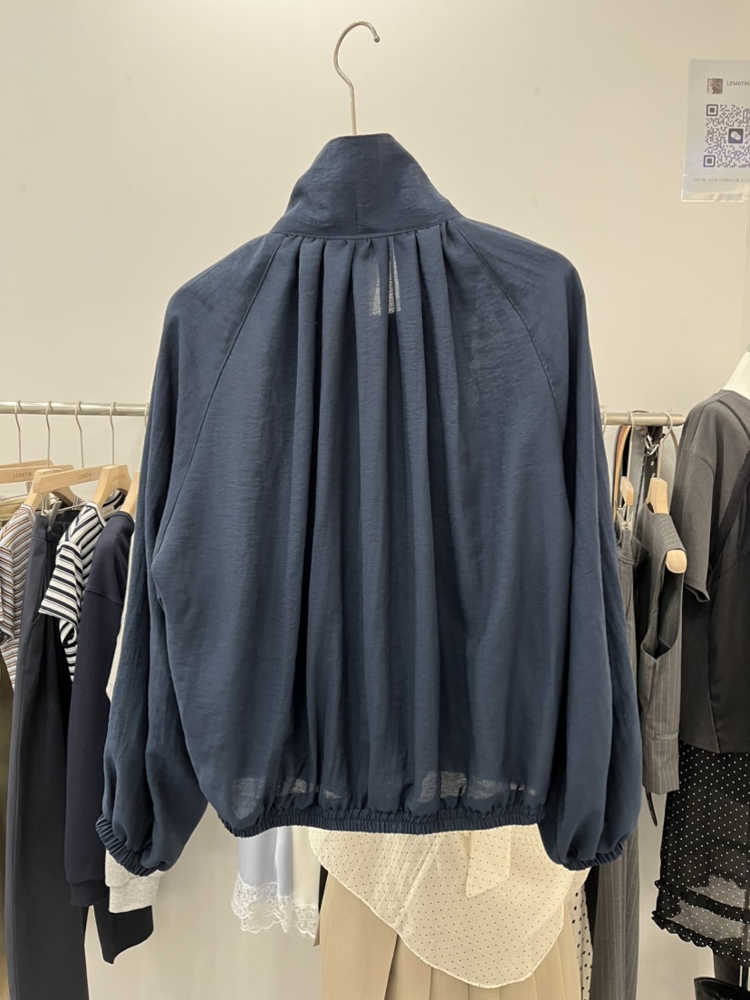 LEMATIN韓國代購女士新品人氣熱賣推薦休閑職業夾克褶皺亞麻LEMATIN夾克