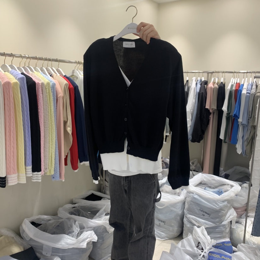 ENDOLPHIN韓國東大門直郵女士新品推薦人氣26春夏針織衫假兩件ENDOLPHIN針織衫圖色5