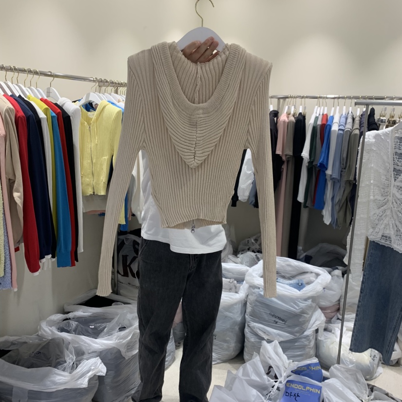 ENDOLPHIN韓國東大門直郵女士新品推薦人氣26春夏針織衫連帽衫ENDOLPHIN針織衫