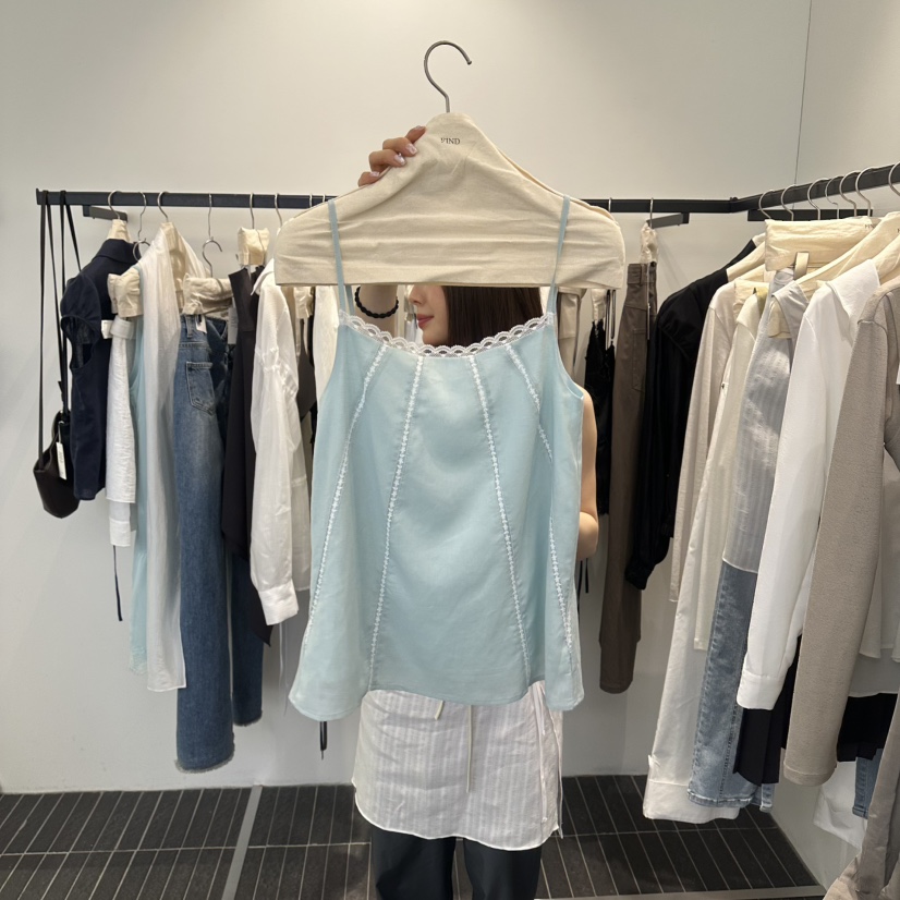 FIND-P韓國直郵女裝新品人氣熱賣推薦26春夏時尚吊帶背心FIND-P吊帶/背心圖色2
