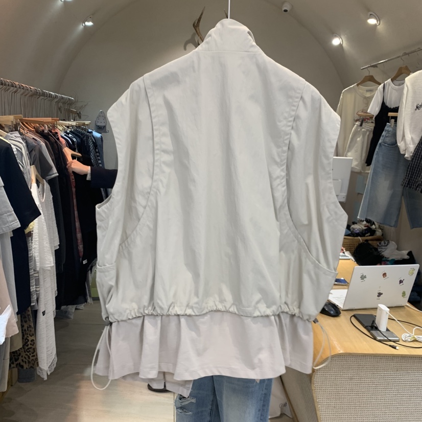 BLACKFRIDAY韓國直郵實拍女士新款時尚職業休閑推薦26春夏馬甲BLACK FRIDAY馬甲