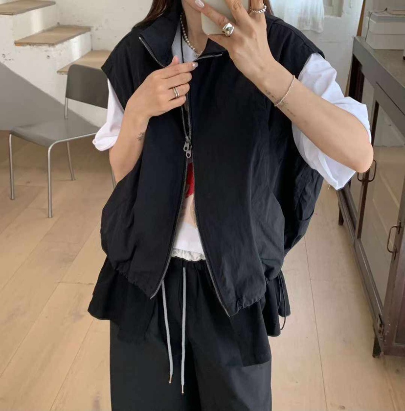 BLACKFRIDAY韓國直郵實拍女士新款時尚職業休閑推薦26春夏馬甲BLACK FRIDAY馬甲