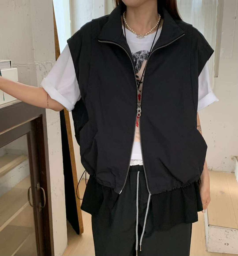 BLACKFRIDAY韓國直郵實拍女士新款時尚職業休閑推薦26春夏馬甲BLACK FRIDAY馬甲