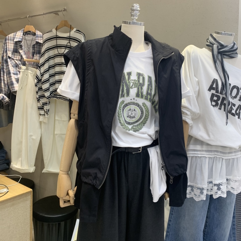 BLACKFRIDAY韓國直郵實拍女士新款時尚職業休閑推薦26春夏馬甲BLACK FRIDAY馬甲圖色2