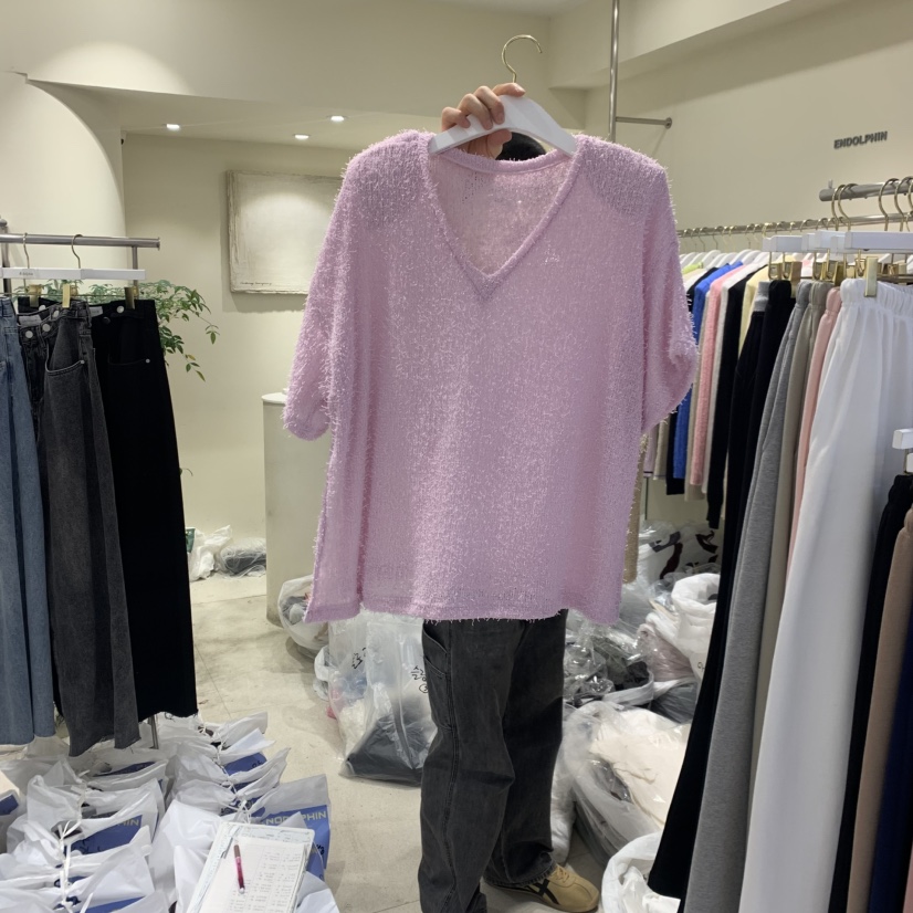 ENDOLPHIN韓國直郵女士新品時尚人氣26春夏休閑職業推薦T恤ENDOLPHINT恤圖色2