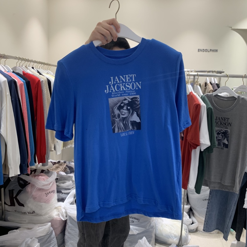 ENDOLPHIN韓國代購女士新款休閑人氣熱賣職業時尚推薦T恤ENDOLPHINT恤圖色4