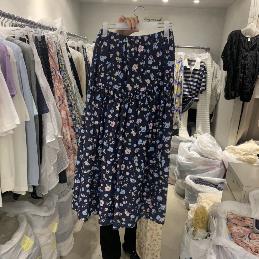 LOGROAD韓國東大門代購女士新款人氣熱賣時尚半身裙中短裙LOG ROAD半身裙/中短裙