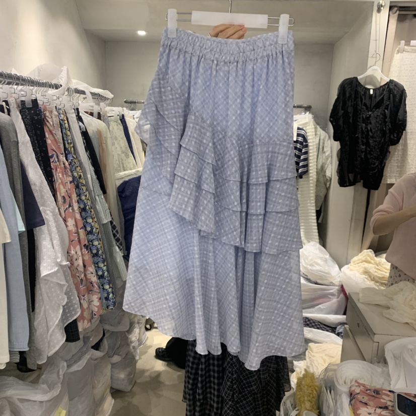 LOGROAD韓國東大門直郵女士新款時尚推薦人氣半身裙中短裙LOG ROAD半身裙/中短裙