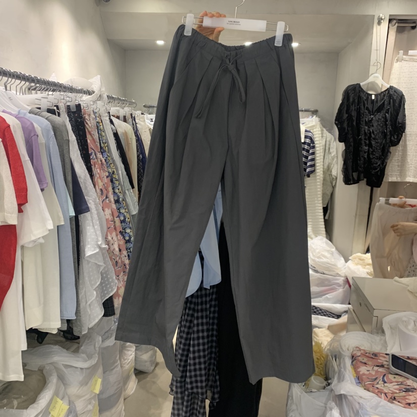 LOGROAD韓國代購女裝新款熱賣休閑推薦職業時尚26春夏休閑褲LOG ROAD休閑褲圖色2