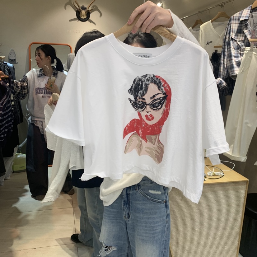 BLACKFRIDAY韓國代購女裝新款熱賣時尚推薦職業26春夏T恤BLACK FRIDAYT恤圖色1