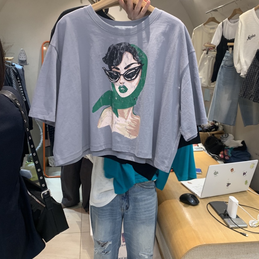 BLACKFRIDAY韓國代購女裝新款熱賣時尚推薦職業26春夏T恤BLACK FRIDAYT恤圖色3