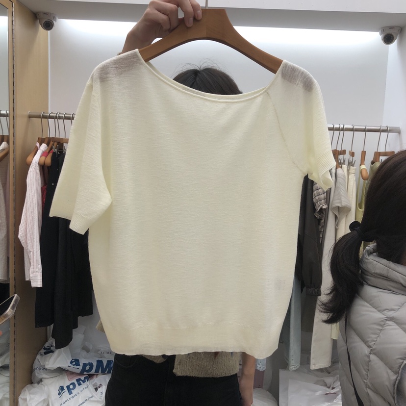 DRESS ROOM韓國直郵女士新款職業推薦人氣休閑熱賣26春夏T恤DRESS ROOMT恤圖色1