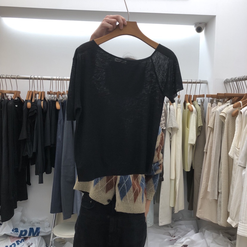 DRESS ROOM韓國直郵女士新款職業推薦人氣休閑熱賣26春夏T恤DRESS ROOMT恤圖色2