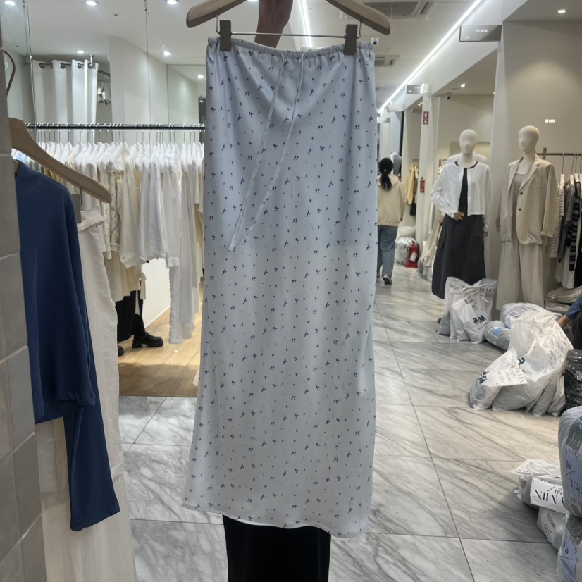 VELVET UNDERGROUND韓國代購女裝新品人氣休閑推薦26春夏長裙VELVET UNDERGROUND長裙圖色1