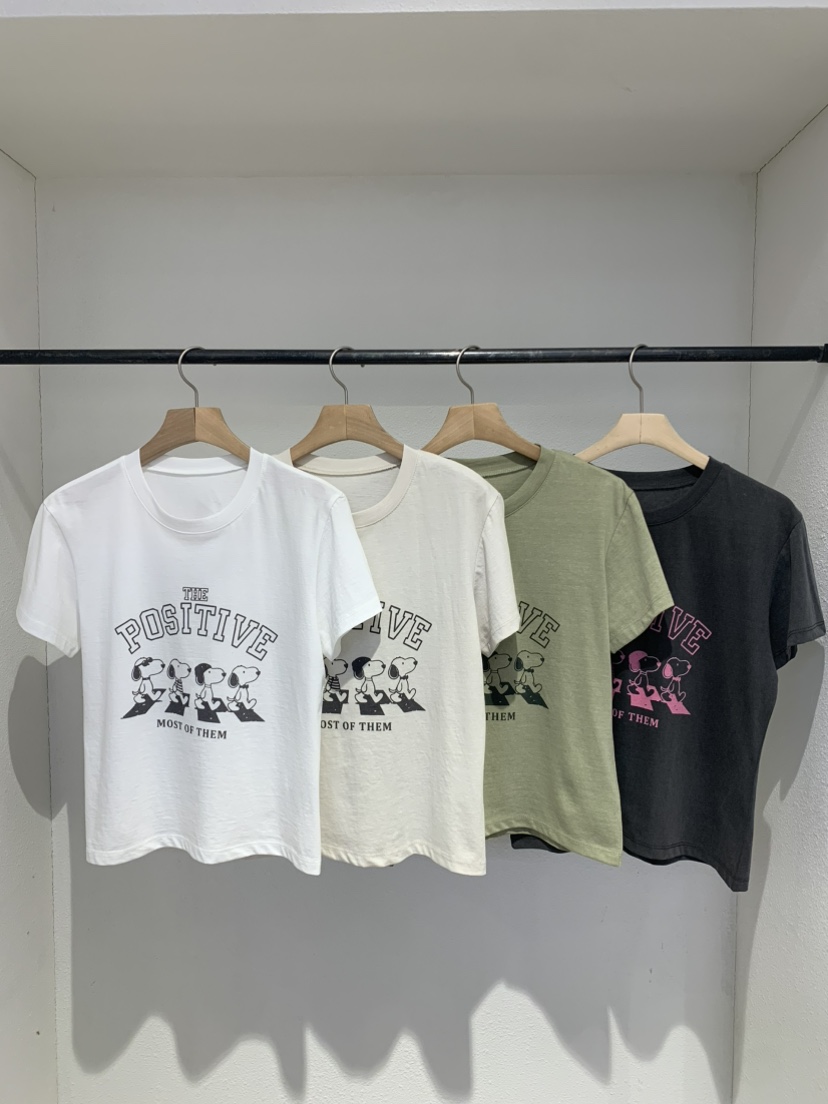 IR BIEN/BIENBIEN韓國東大門直郵女裝新品熱賣T恤史努比IR BIEN/BIENBIENT恤