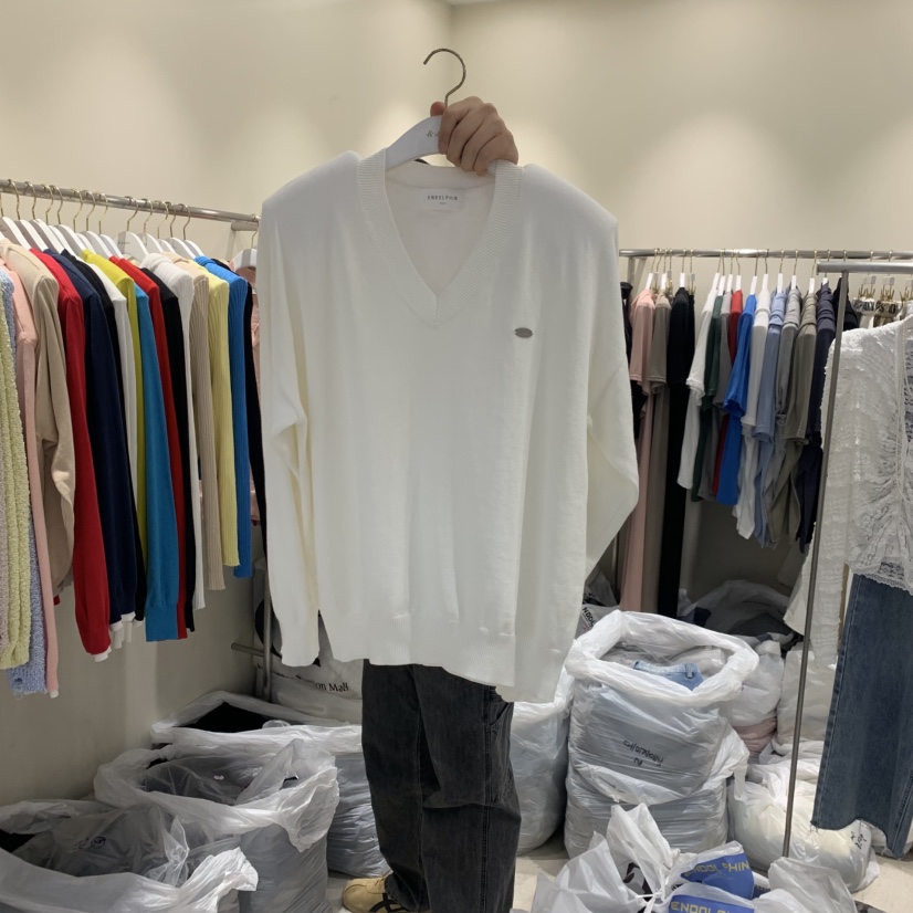 ENDOLPHIN韓國東大門直郵女士新品26春夏職業推薦休閑針織衫ENDOLPHIN針織衫圖色1