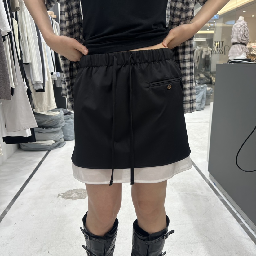 THE VALUE韓國直郵女裝新品熱賣職業時尚26春夏人氣短裙THE VALUE短裙圖色2