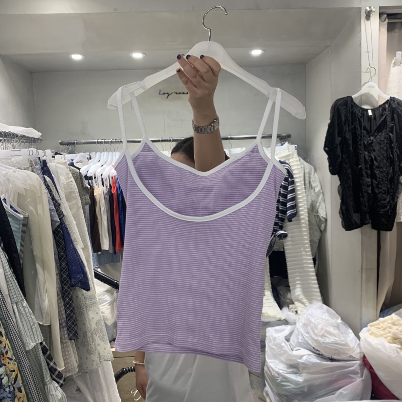 LOGROAD韓國直郵實拍女士新款推薦時尚休閑職業熱賣吊帶背心LOG ROAD吊帶/背心