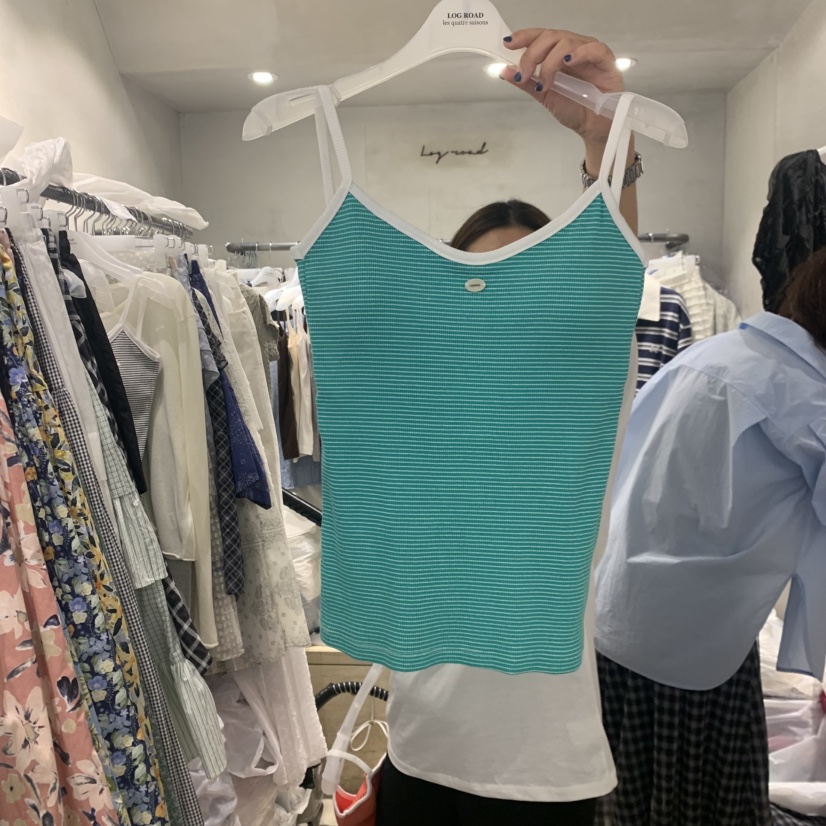 LOGROAD韓國直郵實拍女士新款推薦時尚休閑職業熱賣吊帶背心LOG ROAD吊帶/背心圖色6