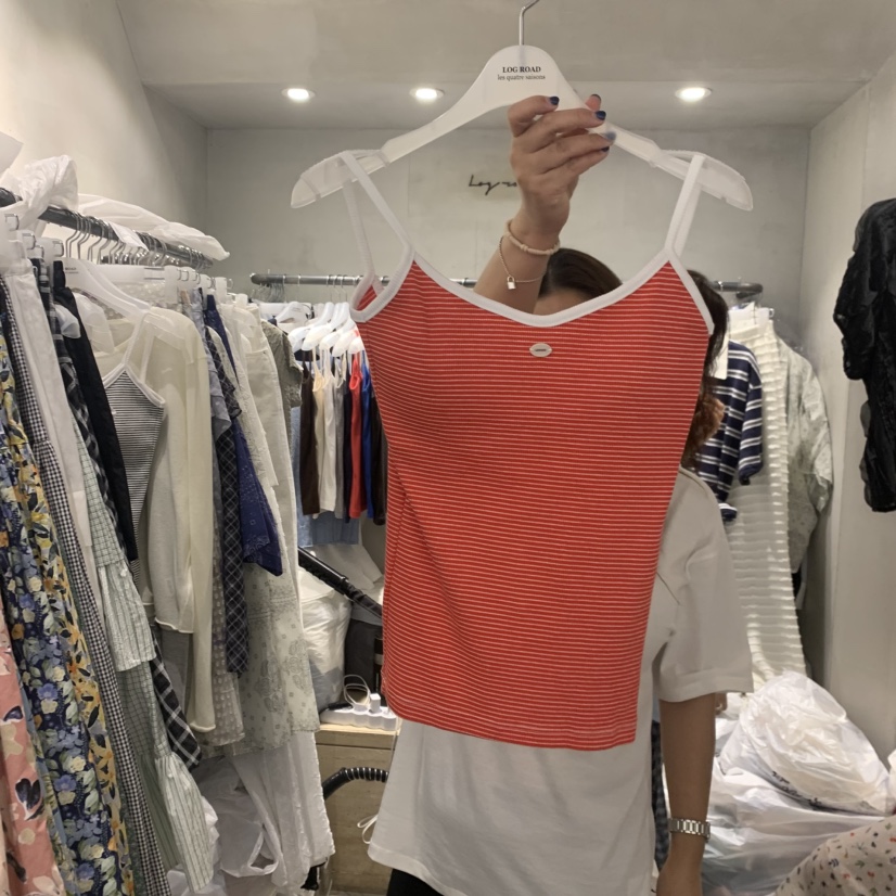 LOGROAD韓國直郵實拍女士新款推薦時尚休閑職業熱賣吊帶背心LOG ROAD吊帶/背心圖色7