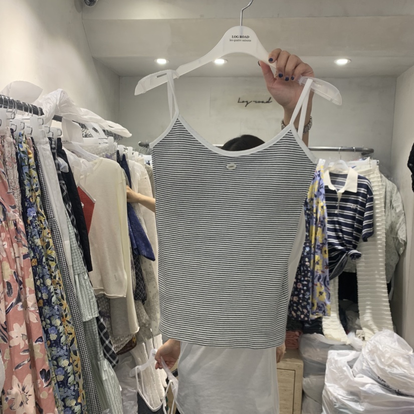 LOGROAD韓國直郵實拍女士新款推薦時尚休閑職業熱賣吊帶背心LOG ROAD吊帶/背心圖色8