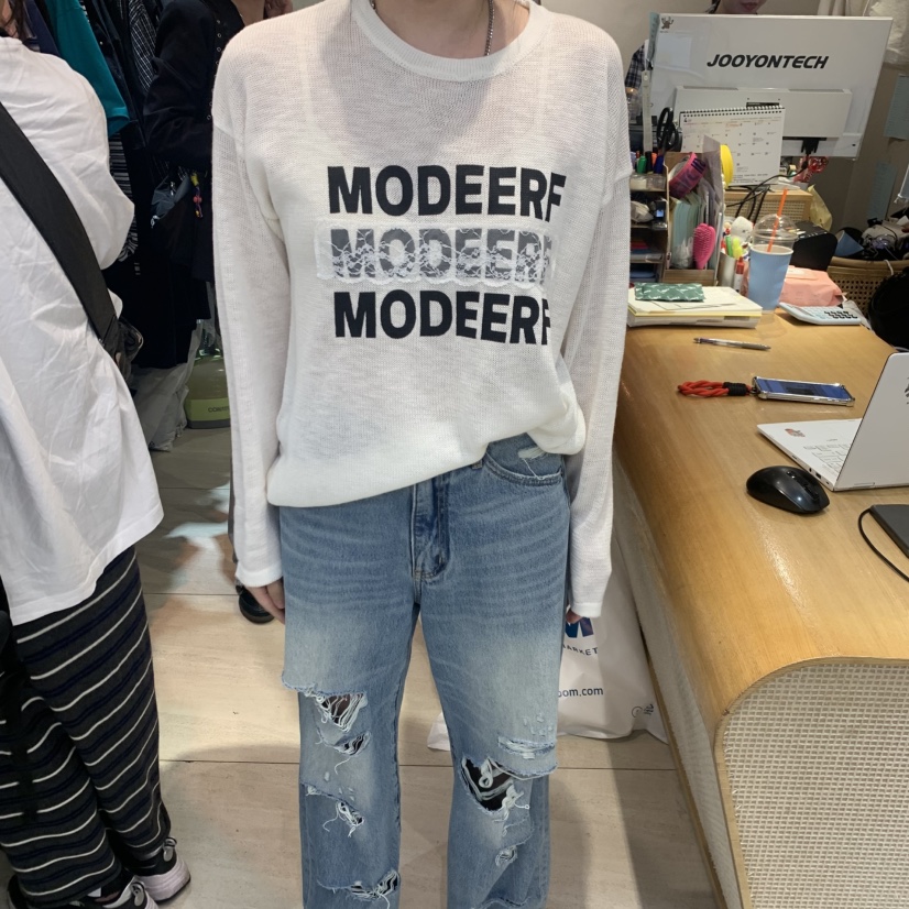 BLACKFRIDAY韓國東大門直郵女士新款熱賣休閑推薦職業針織衫BLACK FRIDAY針織衫圖色1